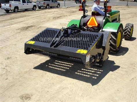 landscape rake attachment for skid steer|rockhound landscape rake for sale.